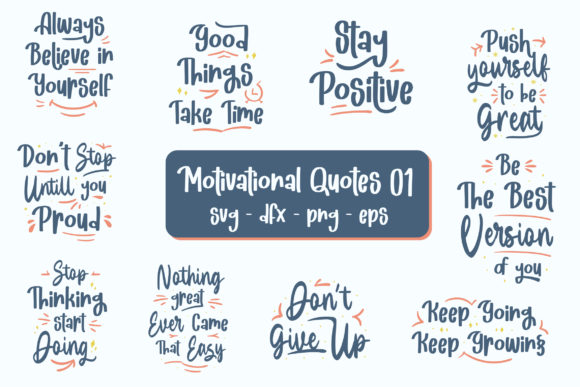 Download Motivational Quotes Bundle Graphic - Motivational quotes bundle Collection
