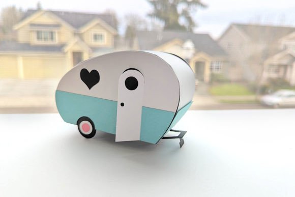 Download Retro Camper RV Gift Box SVG - Gift box svg Collection