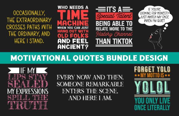 Download Motivational Quotes Bundle for T-shirt - Motivational quotes bundle Collection