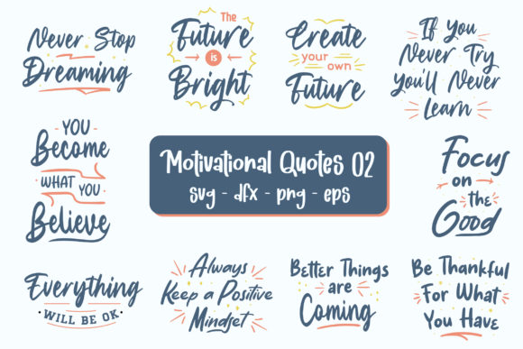 Download Motivational Quotes Bundle Graphic - Motivational quotes bundle Collection