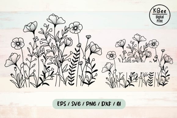 Download Flower Svg, Floral Svg, Wildflower Svg. - Flower svg Collection
