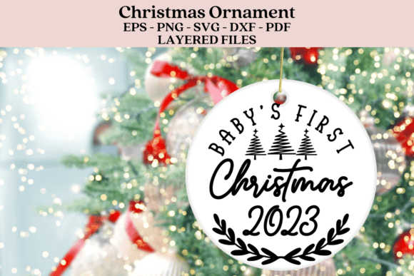 Download First Christmas Ornament SVG - Ornament svg Collection
