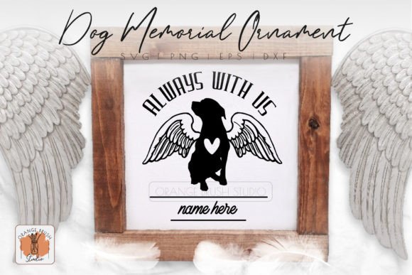 Download Angel Dog Memorial Ornament SVG - Ornament svg Collection