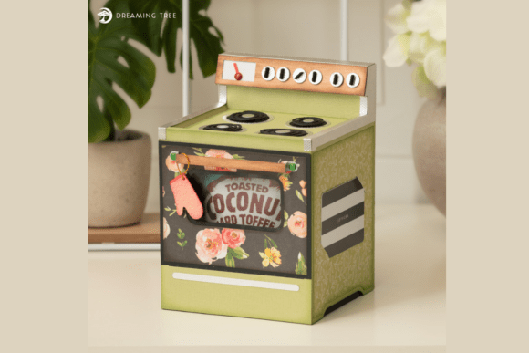Download Retro Stove Gift Box SVG - Gift box svg Collection