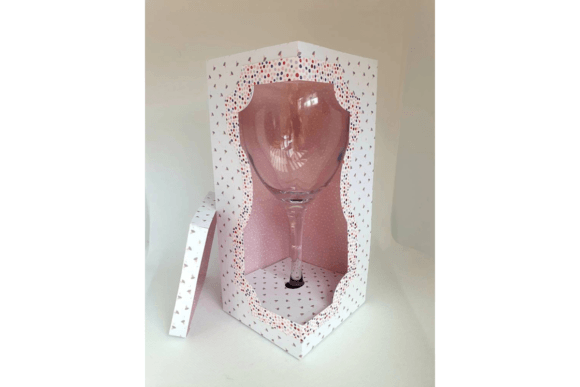 Download Wine Glass Gift BOX SVG - Gift box svg Collection